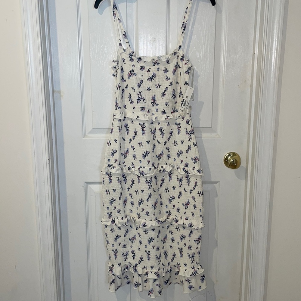 Floral stretch maxi dress